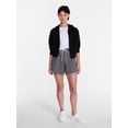 thumbnail image 3 of Rolling Stones Women's French Terry Studded Confetti Graphic Shorts, Sizes XXS-XXL, 3 of 5