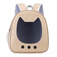 thumbnail image 1 of Cat Backpack Carrier with Adjustable Strap Portable Breathable Pet Backpack, 1 of 6