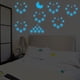 thumbnail image 4 of Pegatinas de pared Pegatinas luminosas de estrella azul Papel tapiz de fondo Mural Tatuajes de tatuajes Bebé Niños Decoración de la habitación de la cama Methold  JJ13407-00, 4 of 6