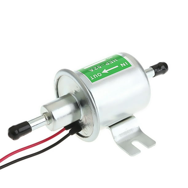 Pompe à essence électrique universelle 12v - 4-7psi Courant 1.0-2.0a  Diamètre d'entrée et de sortie 8mm (5/16 ») Pompe externe