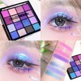 thumbnail image 1 of Paleta de sombras de ojos de 16 colores: Koi, Sirena, Bosque Encantado, con acabados nacarados, mate y de brillo fino., 1 of 4
