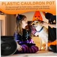 thumbnail image 5 of 12.6 Inch Witches Cauldron, Pot Cauldron, Halloween Cauldron Candy Bowl Holder Plastic Cauldron Pot with HandleTrick or Treat Party Supplies Halloween Decorations, 5 of 7