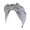 Grey, variant on Fgnfyis Hat Women Women Turban with Elegant Bowknot Front Knot Hair Bonnet Head Cover Scarf Wrap Cap One Size