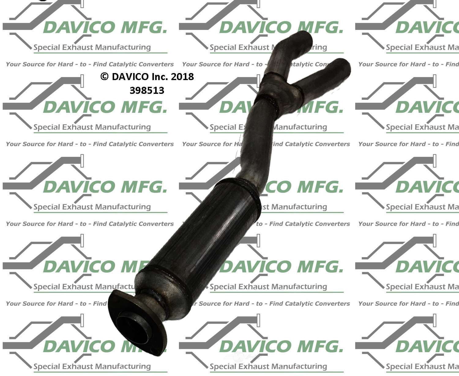 Davico Mfg 398513 Exact-Fit Exhaust Pipe