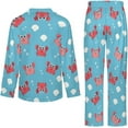 thumbnail image 5 of Top-kevin Cute Sea Fish Women's Long-Sleeve Shirt And Full-Length Bottom Pajama Set, 5 of 12