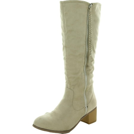 

Journee Collection Womens Sanora Faux Suede Knee-High Knee-High Boots