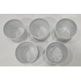 thumbnail image 5 of Austin Planter 4 inch Flower Pots with Saucers -White Granite( 5 Pack) - Polyprolylene- Made in USA, 5 of 7