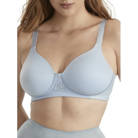 

Women s Vanity Fair 71380 Beauty Back Full Figure Wirefree Bra (Faded Denim 42D)