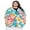 Kimono - 01, variant on Women's Kimono Cardigan Floral Print Drawstring Open Front Loose Top Summer