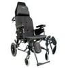 Karman Healthcare MVP502TP-18 Premium Reclining Wheelchair-Diamond Black