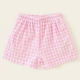 thumbnail image 2 of Toddler Girl Pajamas Shorts Boys' Pajama Shorts- Lightweight Sleepwear Shorts - Sleep and Lounge Bottoms for Boys Plaid Print, 2 of 8