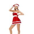 thumbnail image 5 of Disfraz sexy de señorita Santa Claus, traje de Papá Noel para mujer, disfraz de Navidad para mujer, disfraz de señora, trajes rojos, 5 of 5