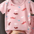 thumbnail image 4 of NOLDARES Baby Boy Summer Casual Outfit Clothes Short Sleeve Dinosaur Tee Elastic Waist Shorts 6 12 18 24 Months 2T 3T 4T Blazer,3-4 Y, 4 of 4