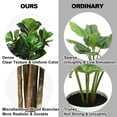 thumbnail image 3 of Costway 6ft Artificial Natural Fig Tree Bush Indoor/Outdoor decorative Planter, 3 of 5