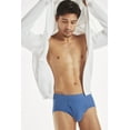 thumbnail image 4 of Hanes Men's Value Pack Covered Waistband Dyed Briefs, 6 Pack, 4 of 7