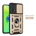 thumbnail image 1 of Magnetic Phone case compatible Moto G73 5G, Slide Camera Lens Protection and Built in 360 Rotatable Ring Holder Cheap and fine, 1 of 5