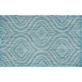 thumbnail image 3 of 2x3 Water Resistant, Small Indoor Outdoor Rugs for Patios, Front Door Entry, Entryway, Deck, Porch, Balcony | Outside Area Rug for Patio | Seafoam, Geometric | Size: 2' x 3', 3 of 7
