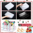 thumbnail image 4 of Support de Sucette 2 Pièces Portable Usage Professionnel Exquis avec Porte-Mode Simple Résistant à l'Usure Durable Élégant Haute Brillance Cake Pop Stands, 4 of 7