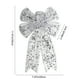 thumbnail image 3 of Lazos para árbol de Navidad | Lazos decorativos para envolver regalos | Paquete de 5 lazos de terciopelo para decoración navideña | Adornos para la cima del árbol, guirnaldas, coronas y repisas, 3 of 6