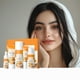 thumbnail image 2 of Kit iluminador de 5 piezas con cúrcuma y vitamina C: crema para ojos, crema facial, suero, tónico, limpiador, hidratante, antiedad, apto para todo tipo de piel, 117 ml, 2 of 4