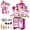 Pink, variant on LINXUXIE Kids Kitchen Playset,Toddler Kitchen Playset with Sound & Light,Cooking Stove,Play Sink,Play Food Toy and Kitchen Accessories,Play Kitchen for Toddlers ,Perfect Gifts for Girls Boys