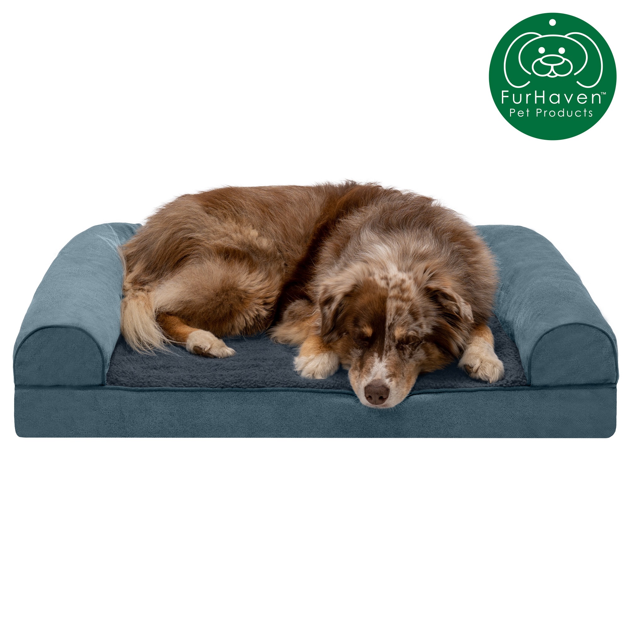 and　Furhaven　and　Memory-　Cats　Bed　Dogs　Sofa-Style　Pet　Chenille　for　Sherpa