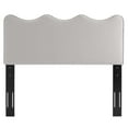 thumbnail image 4 of Modway Athena Performance Velvet Full/Queen Headboard in Light Gray, 4 of 7