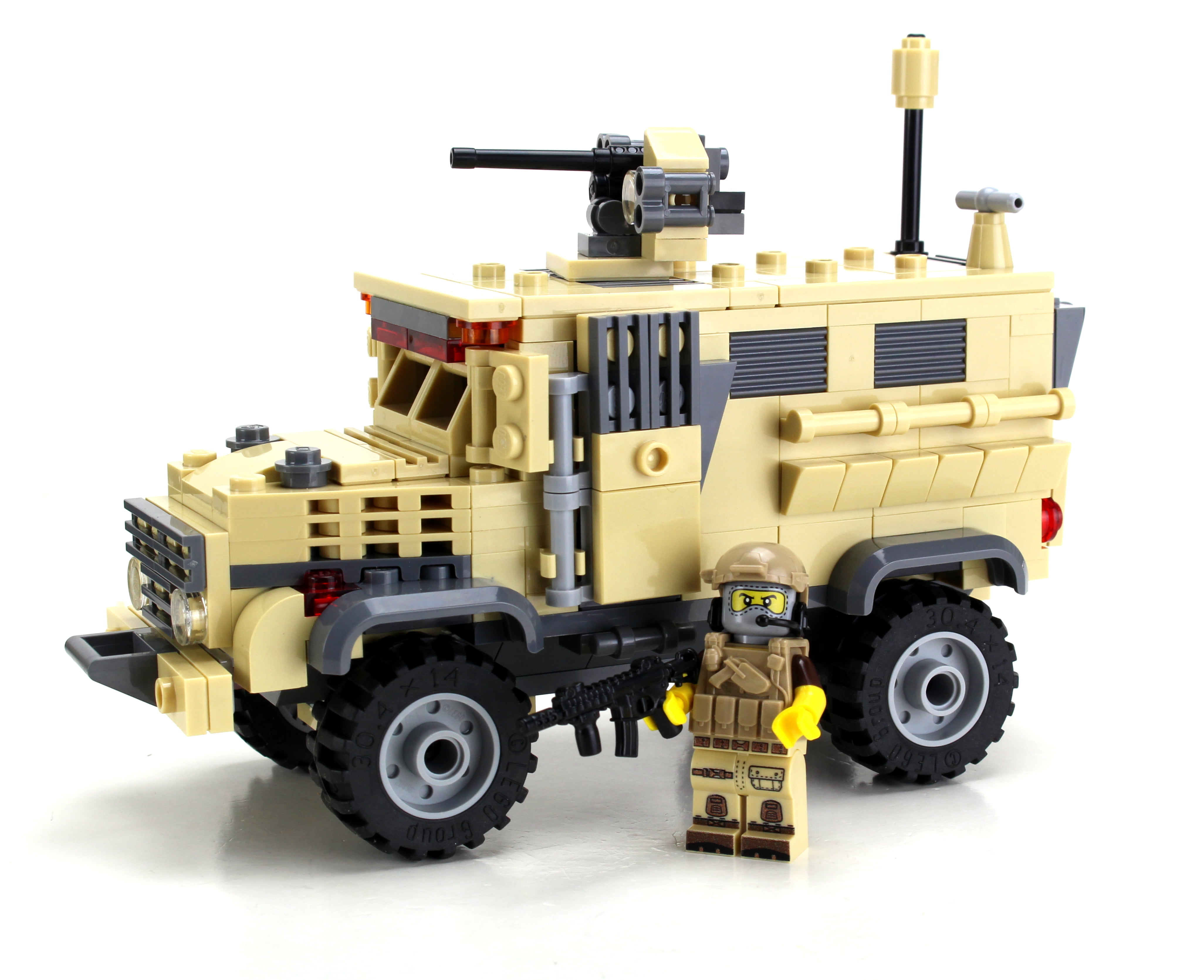 Military Special SWAT Police Building Bricks Figures Educational Toys 4PCS/Set 