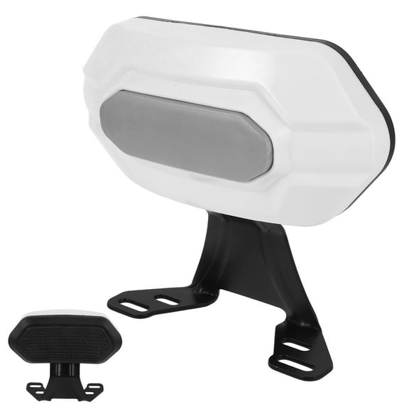 unbranded  Modified Backrest Motorcycle Seat Pad Cruise Control Bike White