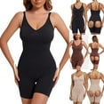 thumbnail image 5 of ZQUUVOU Women's Bodysuit Tummy Control Corset Butt Lifting Cut Out Bodysuits Jumpsuits Waist Trainer Full body Shaper Khaki, 5 of 5