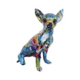 thumbnail image 4 of Estatua de perro colorido BLESIY chihuahua estilo A, 4 of 8