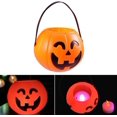 thumbnail image 4 of Halloween Pumpkin Bucket 2 Pieces Halloween Party Gifts Pumpkin Candy Bucket Holder for Kids (17cm/6.69inch), 4 of 5