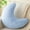 Blue, variant on SUSIELADY Plush Moon Pillow, Soft and Cozy Crescent Moon Shaped Stuffed Cushion for Kids and Adults, Decor Pillow for Bed Couch Sofa Bedroom Living Room, 15.74" x 12.99", White