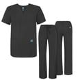 thumbnail image 1 of Adar Mens Medical Scrubs Set Medical Uniforms - Roomy Fit (30 Colors), 1 of 7