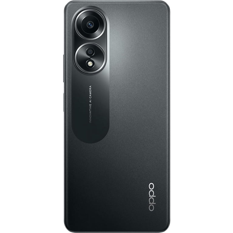 Oppo A58 DUAL 128GB ROM, 6GB RAM, Unlocked, 4G/LTE, Glowing Black