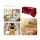 thumbnail image 5 of Mantel de satén, mantel para banquetes, brillante, color liso, para bodas y eventos en hoteles, resistente, plegable, 100% poliéster, para salón de banquetes,Wsvlmg, 5 of 9
