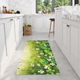 thumbnail image 2 of Spring Sunshine Grass Rubber Rectangular Kitchen Mat, 2 of 7