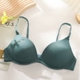 thumbnail image 5 of Pxxlle Seamless Bras for Women Wireless Supportive T Shirt Bra Comfort Full Coverage Everyday Bralettes 38 Green, 5 of 6