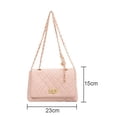 thumbnail image 2 of Women Genuine Leather Shoulder Bag Ladies Fashion Clutch Purses Quilted Crossbody, 2 of 6