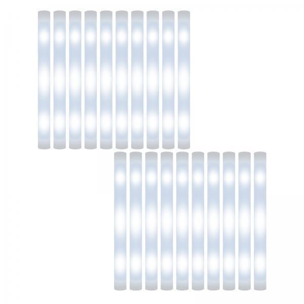 Varilla luminosa,Barras luminosas blancas para fiestas y bodas,Barras de luz LED para cumpleaños,fiestas y conciertos,Barras luminosas de espuma para fiestas,Barras de espuma LED para eventos