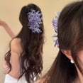 thumbnail image 3 of Spider Lily Duckbill Hair Clip Hair Accessory for Women Minimalist Aesthetic Headpiece Decorative Hair Ornament, 3 of 5
