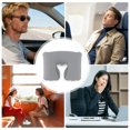 thumbnail image 5 of Unique Bargains 1 Set Inflatable Travel Pillow with Eye Mask Earplugs Comfortable Travel Neck Pillow Gray, 5 of 5