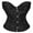 Black, variant on SUOSDEY Strapless Corset Top for Women Lace Up Bustier Shapewear Lingerie Costume