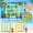 A, variant on Tic-Tac-Toe Pool Games Set, Inflatable Pool Games Toys for All Adults Teens with 10 Balls, Ideal for 2-10 Players, Great for Outdoor Swimming and Beach Parties