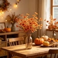 thumbnail image 6 of Thanksgiving Artificial Flowers, Fall Floral Bouquet Arrangement with Mixed Seasonal Blooms Decorative Accent, Long Lasting Harvest Centerpiece for Table Vase for Home Party Decor, 6 of 6