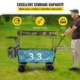 thumbnail image 4 of VEVOR 220.5 lb Capacity Wagon Cart with Detachable Canopy, 4 of 10