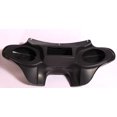 thumbnail image 3 of PRIMER BLACK BATWING FAIRING WINDSHIELD for HARLEY SOFTAIL FATBOY HERITAGE DELUXE CUSTOM SLIM 2000-2017 Single Din Radio Design and 6X9" Speakers Holes, 3 of 4