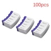 100Pcs/Set Practical Dental Diamond Burs For High Speed Handpiece Medium
