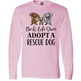 thumbnail image 3 of Inktastic Adopt a Rescue Dog Pet Long Sleeve T-Shirt, 3 of 5