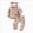 D336-Khaki, variant on 12-18 Months Toddler Baby Girl Clothes Fall Clothes Print Long Sleeve Pullover Tops Pant Sets Winter Outfits for 0 6 12 18 24 M 1t 2t 3t 4t 5t Pajamas & Dailywear,Pink Outfit